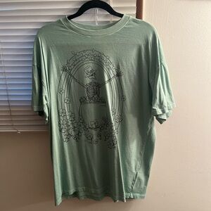 Green Graphic Women's Shirt